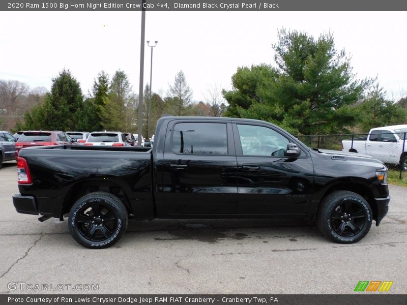 Diamond Black Crystal Pearl / Black 2020 Ram 1500 Big Horn Night Edition Crew Cab 4x4