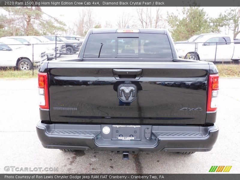 Diamond Black Crystal Pearl / Black 2020 Ram 1500 Big Horn Night Edition Crew Cab 4x4