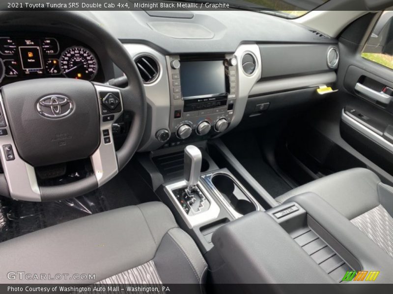 Midnight Black Metallic / Graphite 2021 Toyota Tundra SR5 Double Cab 4x4