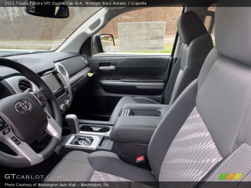 Midnight Black Metallic / Graphite 2021 Toyota Tundra SR5 Double Cab 4x4
