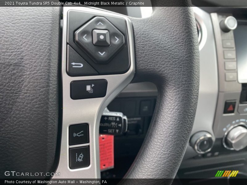 Midnight Black Metallic / Graphite 2021 Toyota Tundra SR5 Double Cab 4x4