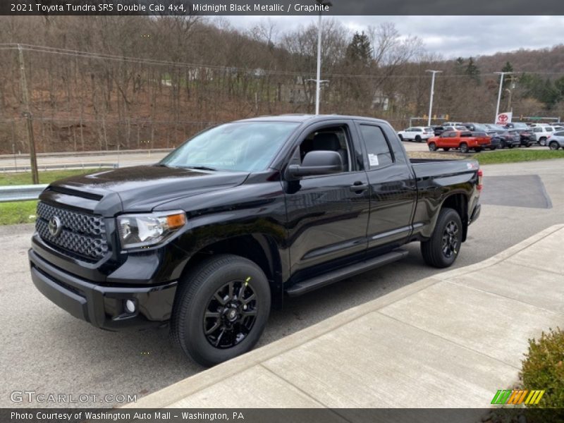 Midnight Black Metallic / Graphite 2021 Toyota Tundra SR5 Double Cab 4x4