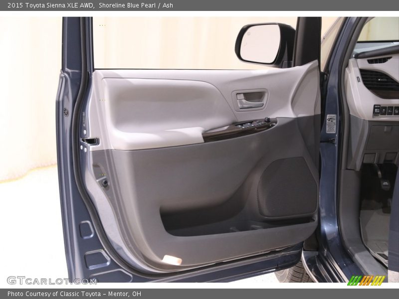 Shoreline Blue Pearl / Ash 2015 Toyota Sienna XLE AWD