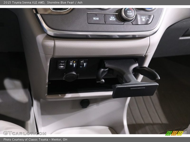 Shoreline Blue Pearl / Ash 2015 Toyota Sienna XLE AWD