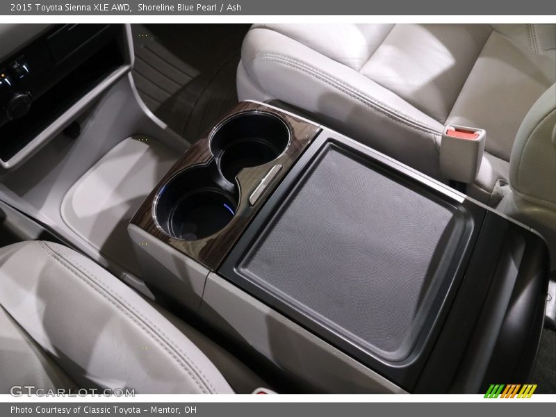 Shoreline Blue Pearl / Ash 2015 Toyota Sienna XLE AWD