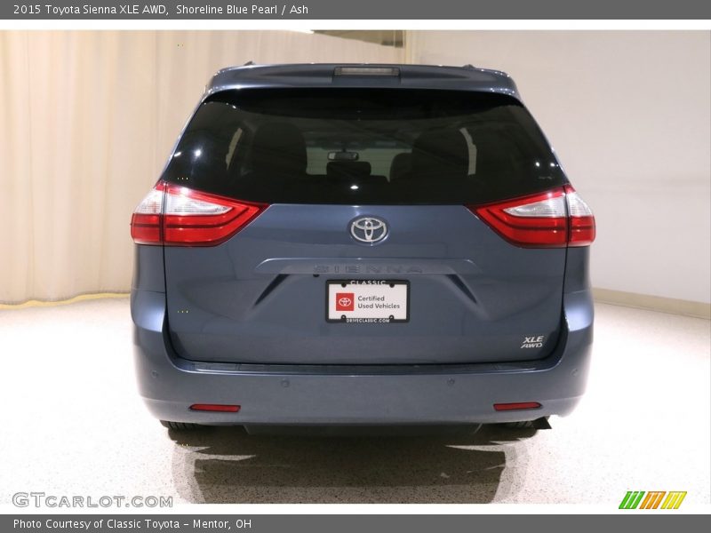 Shoreline Blue Pearl / Ash 2015 Toyota Sienna XLE AWD