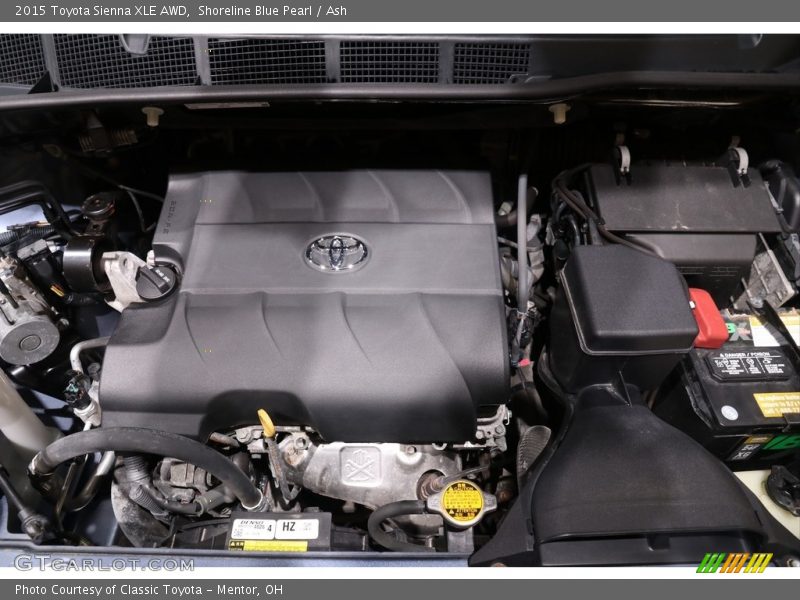 Shoreline Blue Pearl / Ash 2015 Toyota Sienna XLE AWD