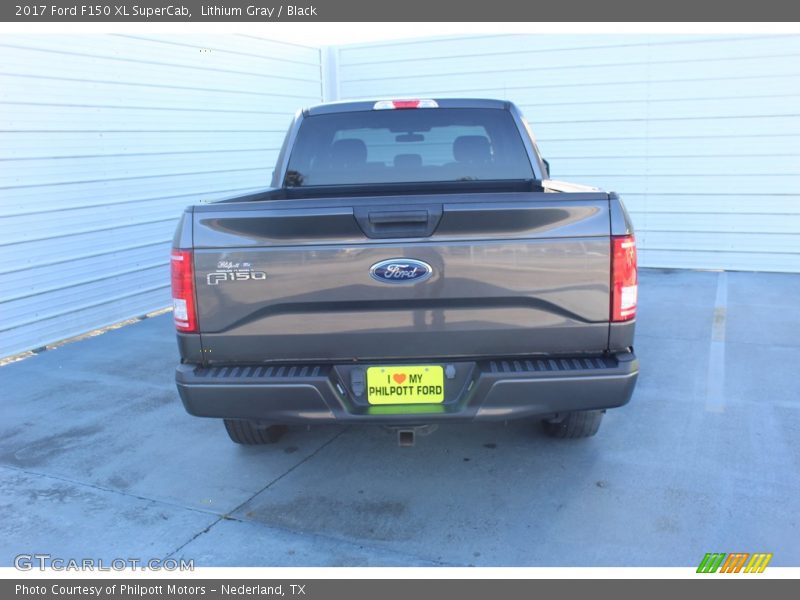 Lithium Gray / Black 2017 Ford F150 XL SuperCab