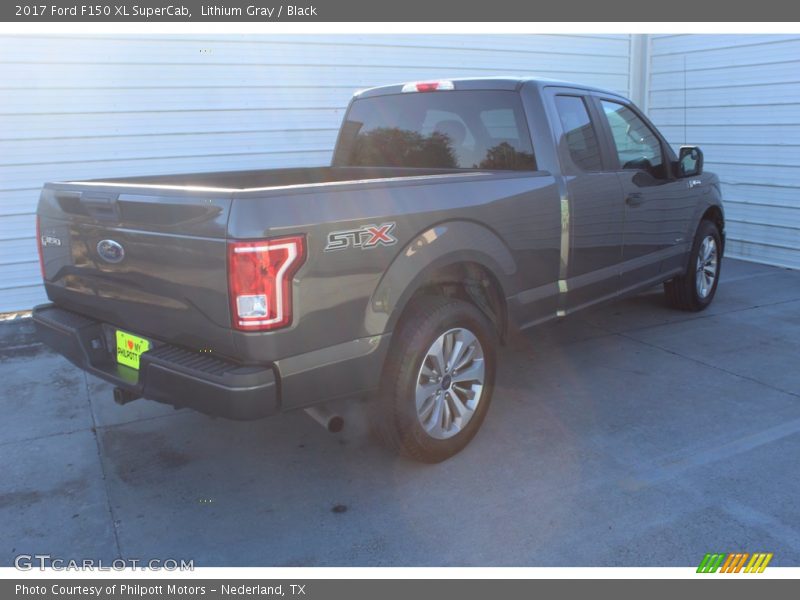 Lithium Gray / Black 2017 Ford F150 XL SuperCab