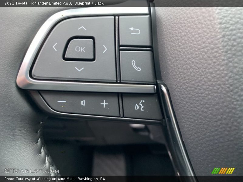 Blueprint / Black 2021 Toyota Highlander Limited AWD