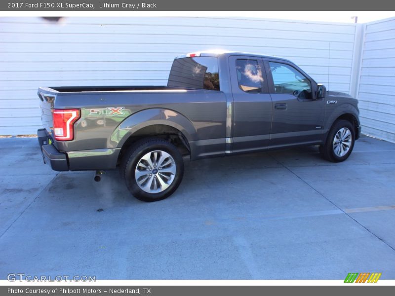 Lithium Gray / Black 2017 Ford F150 XL SuperCab