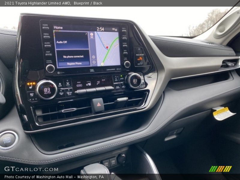 Blueprint / Black 2021 Toyota Highlander Limited AWD