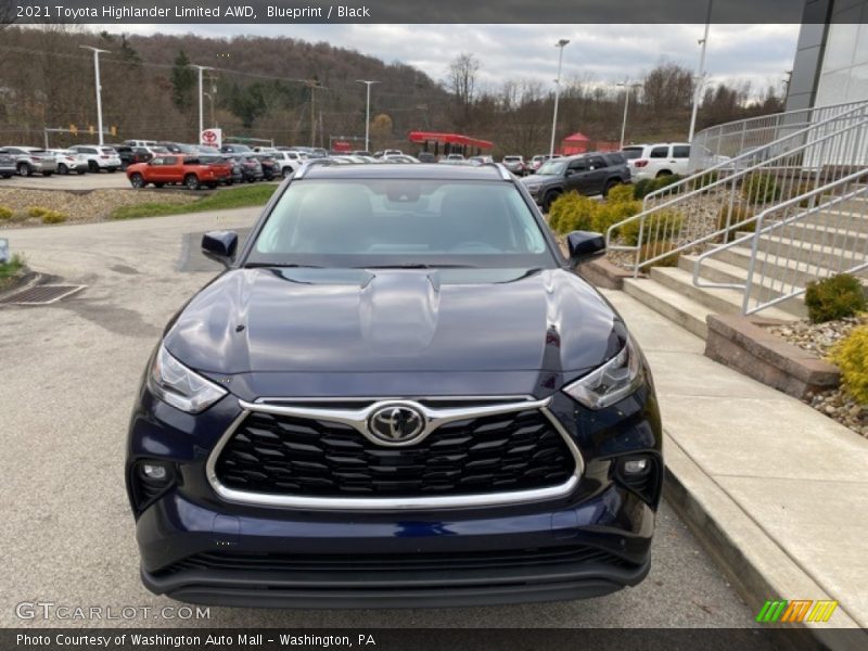 Blueprint / Black 2021 Toyota Highlander Limited AWD
