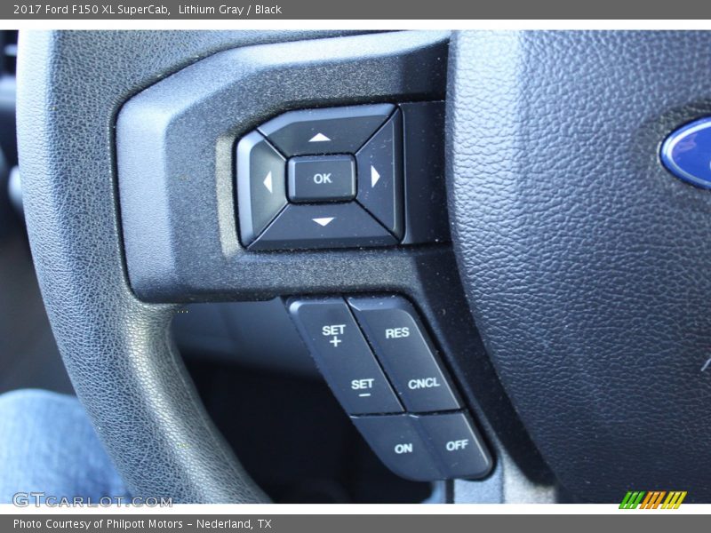 Lithium Gray / Black 2017 Ford F150 XL SuperCab