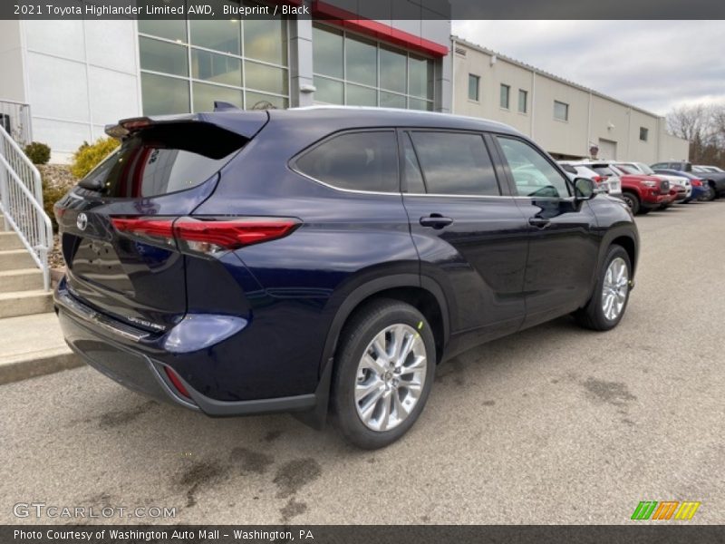 Blueprint / Black 2021 Toyota Highlander Limited AWD