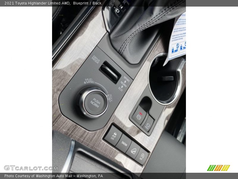 Blueprint / Black 2021 Toyota Highlander Limited AWD