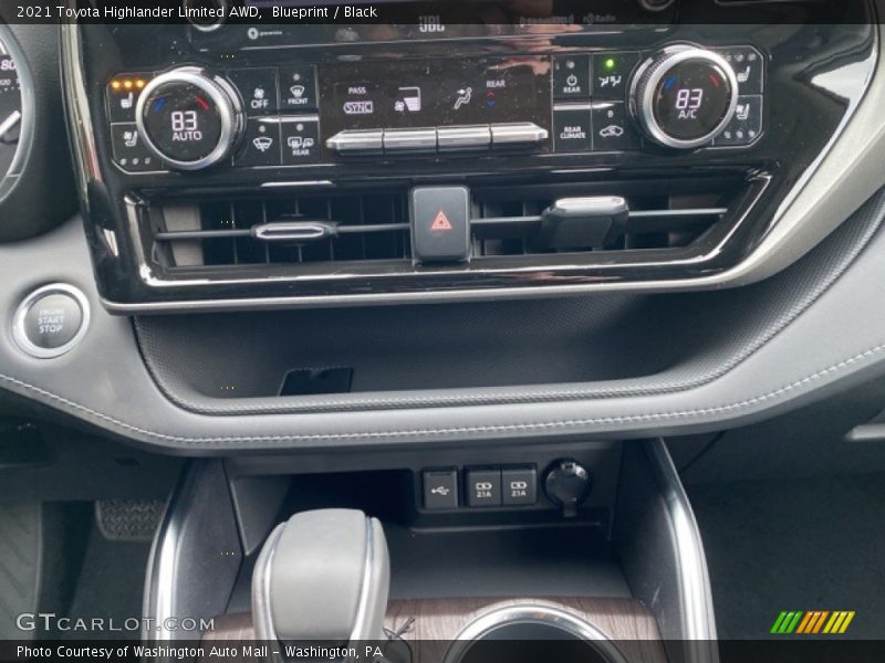 Blueprint / Black 2021 Toyota Highlander Limited AWD