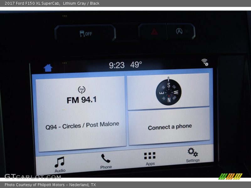 Lithium Gray / Black 2017 Ford F150 XL SuperCab