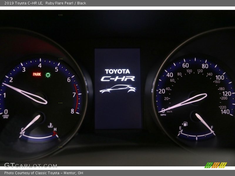 Ruby Flare Pearl / Black 2019 Toyota C-HR LE