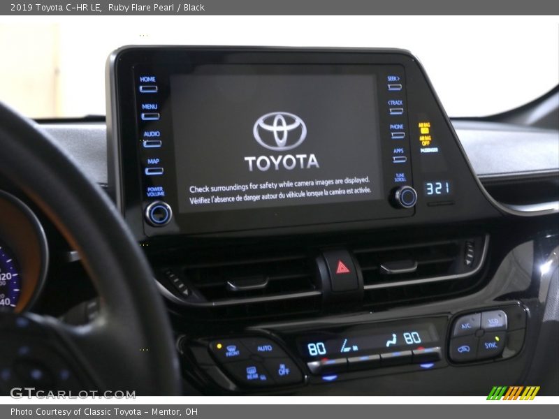 Ruby Flare Pearl / Black 2019 Toyota C-HR LE