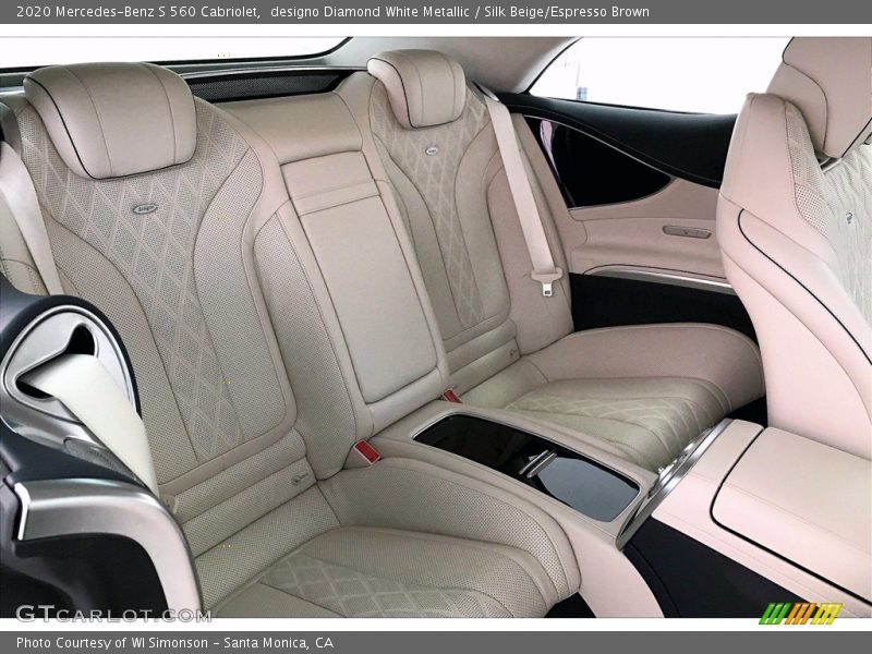 Rear Seat of 2020 S 560 Cabriolet