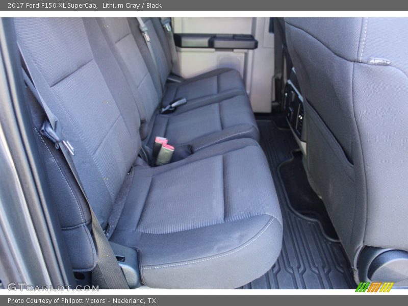 Lithium Gray / Black 2017 Ford F150 XL SuperCab