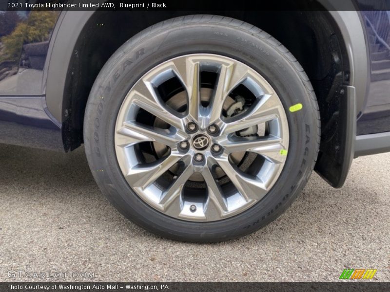 Blueprint / Black 2021 Toyota Highlander Limited AWD