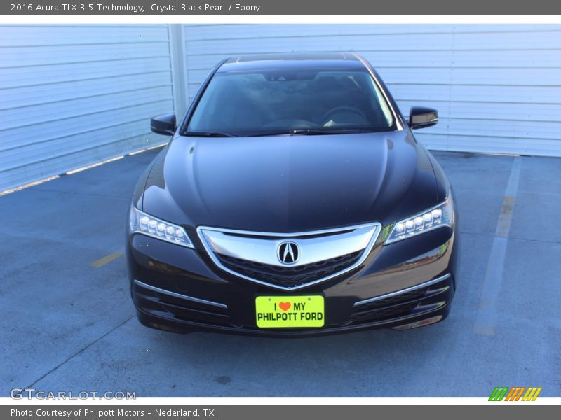 Crystal Black Pearl / Ebony 2016 Acura TLX 3.5 Technology