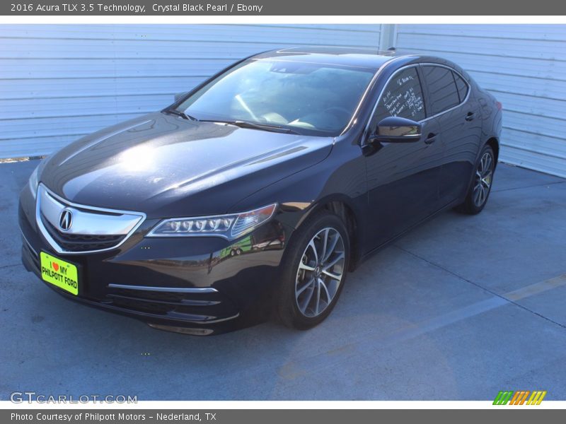 Crystal Black Pearl / Ebony 2016 Acura TLX 3.5 Technology