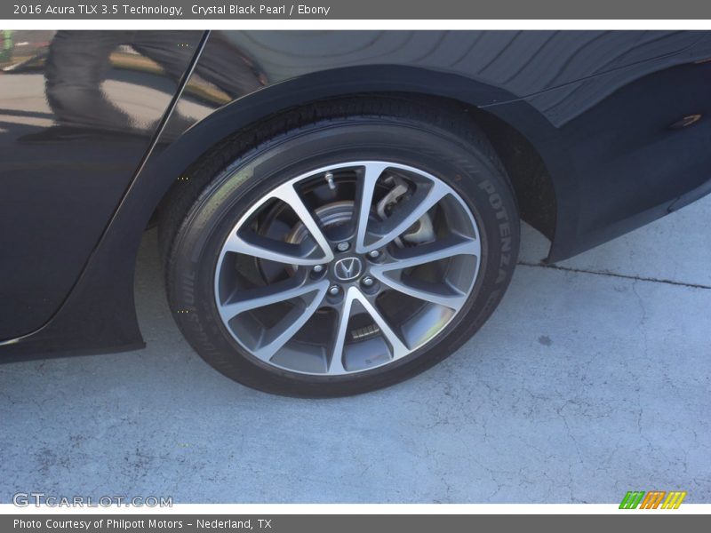Crystal Black Pearl / Ebony 2016 Acura TLX 3.5 Technology