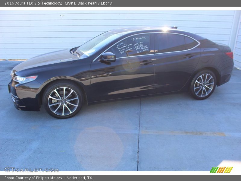 Crystal Black Pearl / Ebony 2016 Acura TLX 3.5 Technology