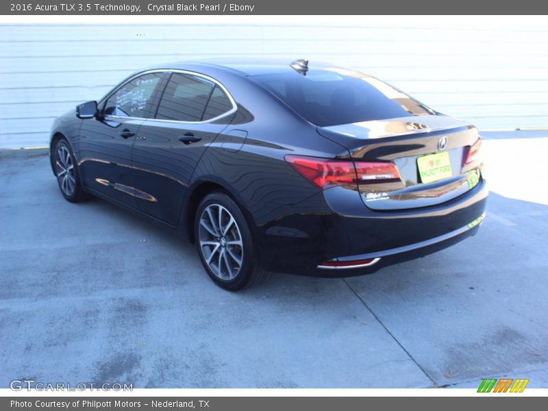 Crystal Black Pearl / Ebony 2016 Acura TLX 3.5 Technology