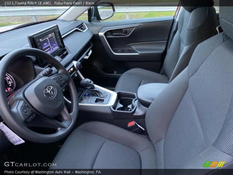 Ruby Flare Pearl / Black 2021 Toyota RAV4 LE AWD