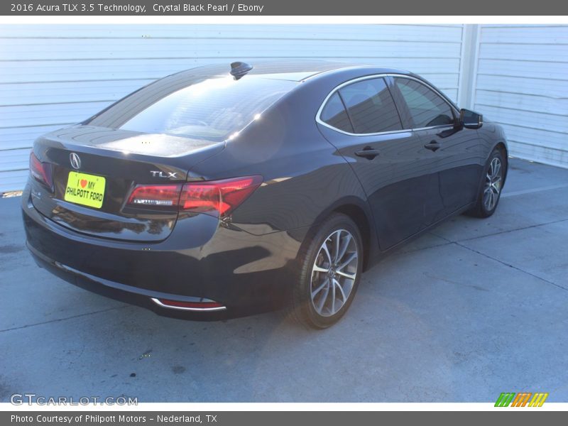 Crystal Black Pearl / Ebony 2016 Acura TLX 3.5 Technology