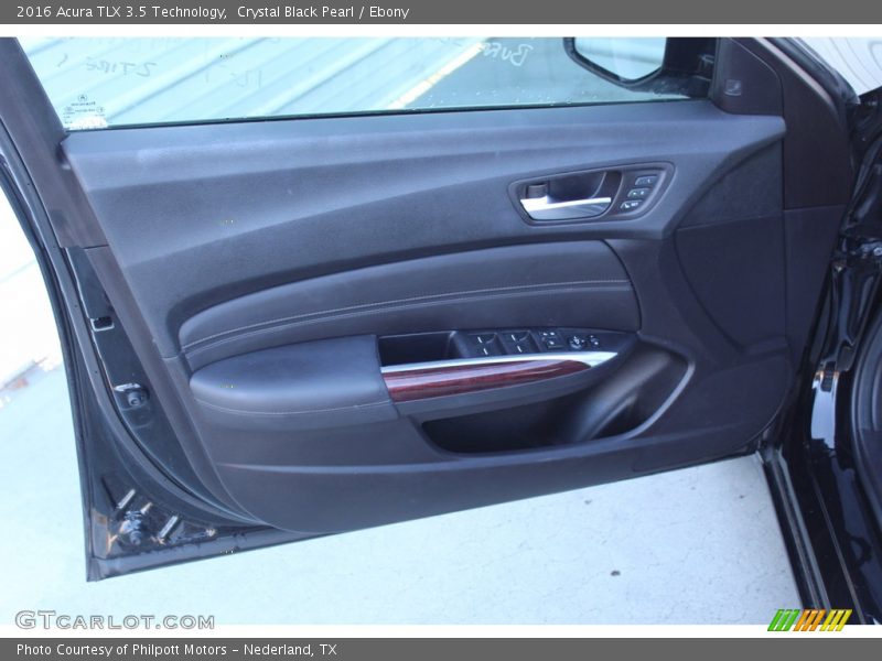 Crystal Black Pearl / Ebony 2016 Acura TLX 3.5 Technology