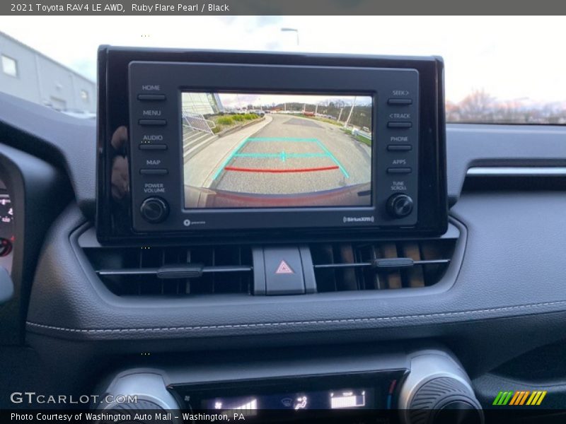 Ruby Flare Pearl / Black 2021 Toyota RAV4 LE AWD
