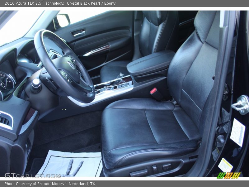 Crystal Black Pearl / Ebony 2016 Acura TLX 3.5 Technology