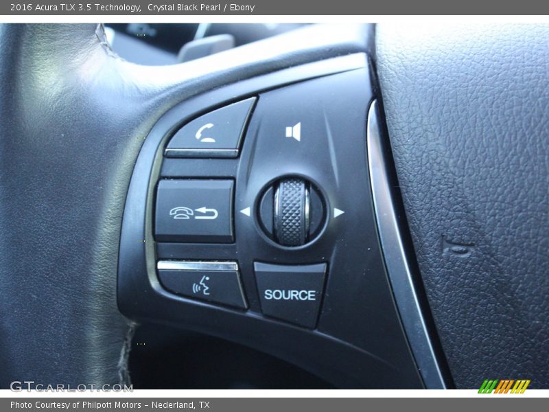 Controls of 2016 TLX 3.5 Technology