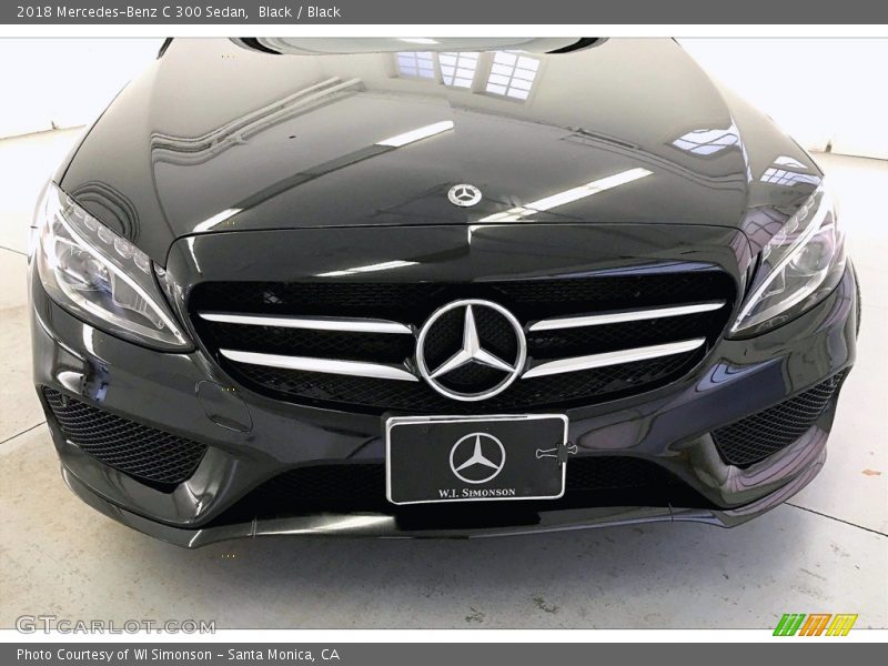 Black / Black 2018 Mercedes-Benz C 300 Sedan