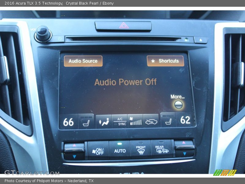 Crystal Black Pearl / Ebony 2016 Acura TLX 3.5 Technology