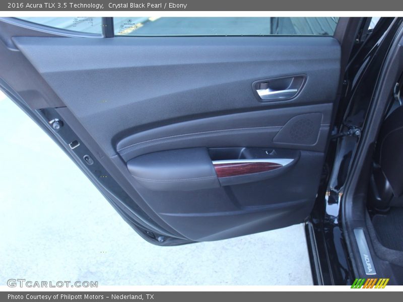 Crystal Black Pearl / Ebony 2016 Acura TLX 3.5 Technology