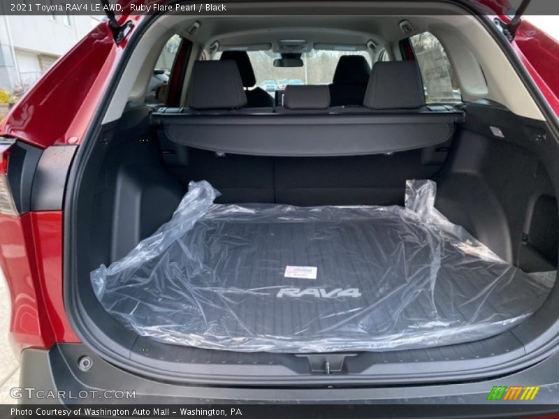 Ruby Flare Pearl / Black 2021 Toyota RAV4 LE AWD