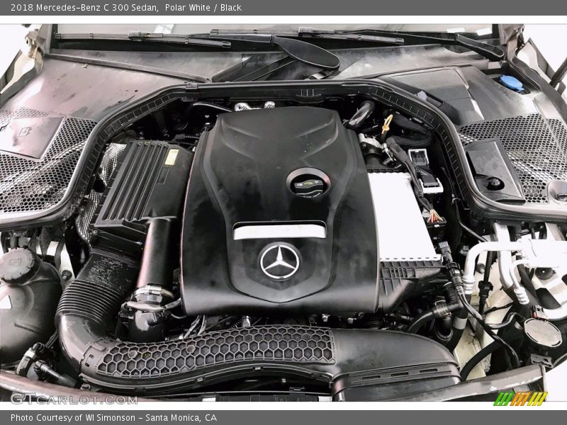 Polar White / Black 2018 Mercedes-Benz C 300 Sedan