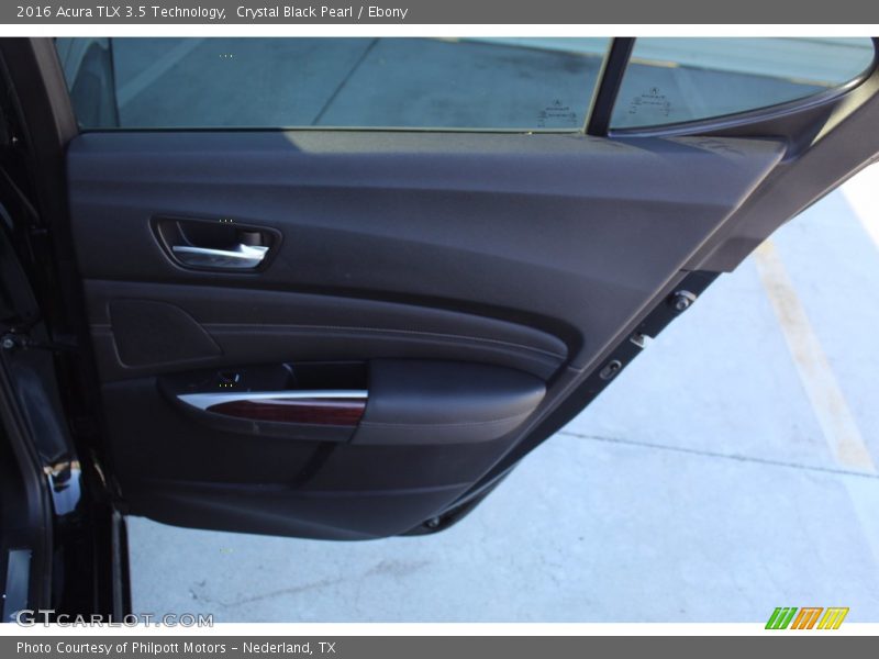 Crystal Black Pearl / Ebony 2016 Acura TLX 3.5 Technology