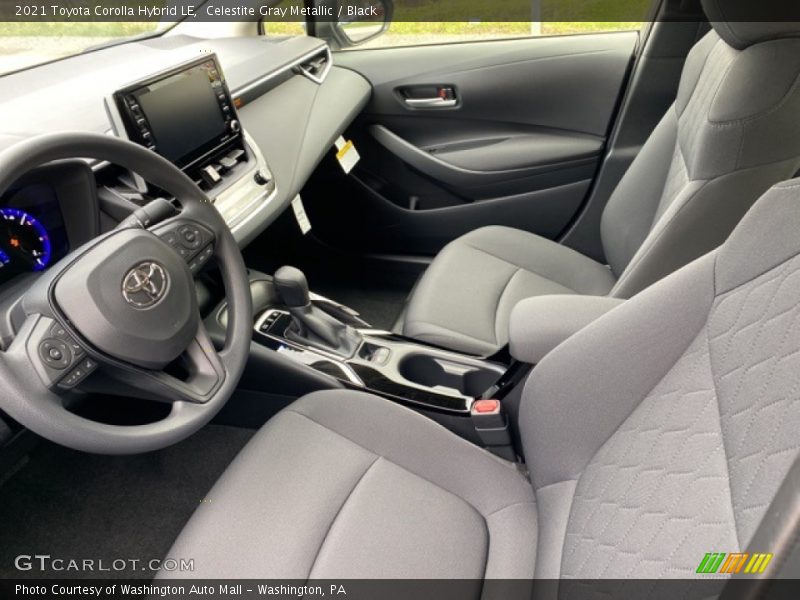 Celestite Gray Metallic / Black 2021 Toyota Corolla Hybrid LE