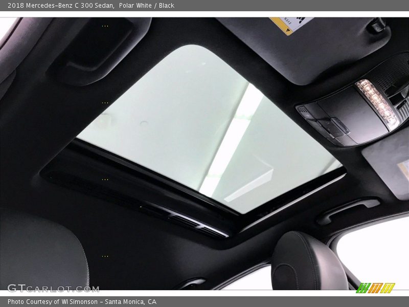 Polar White / Black 2018 Mercedes-Benz C 300 Sedan