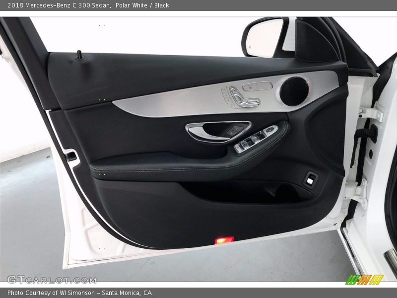 Polar White / Black 2018 Mercedes-Benz C 300 Sedan
