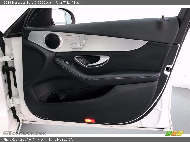 Polar White / Black 2018 Mercedes-Benz C 300 Sedan