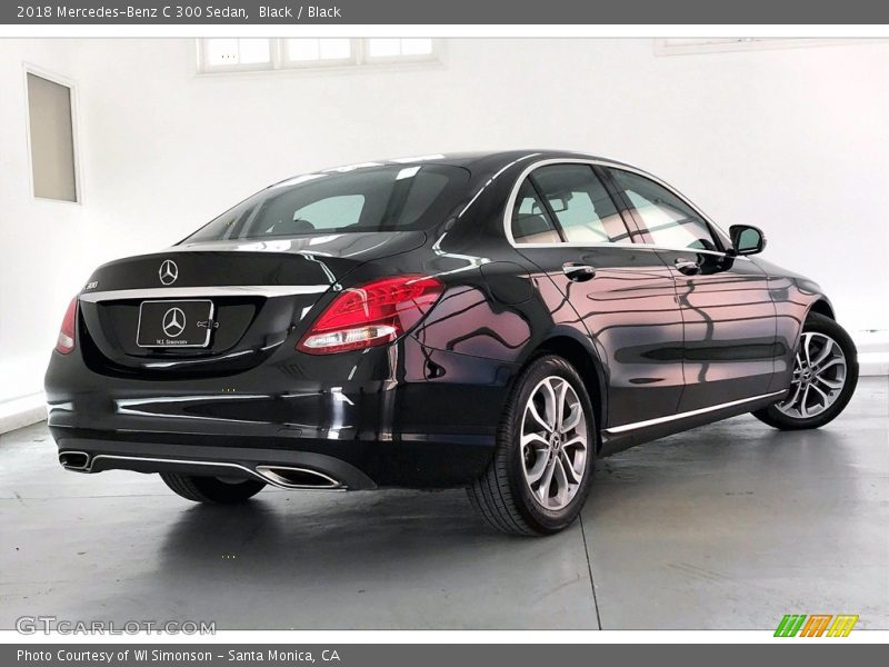 Black / Black 2018 Mercedes-Benz C 300 Sedan