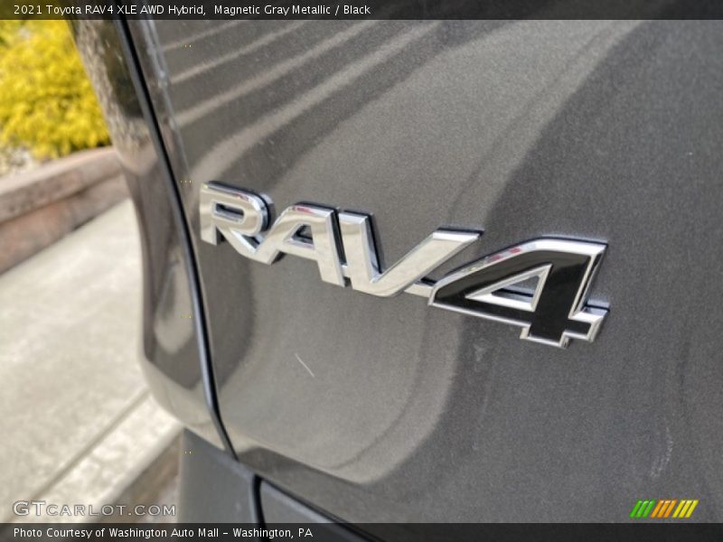 Magnetic Gray Metallic / Black 2021 Toyota RAV4 XLE AWD Hybrid